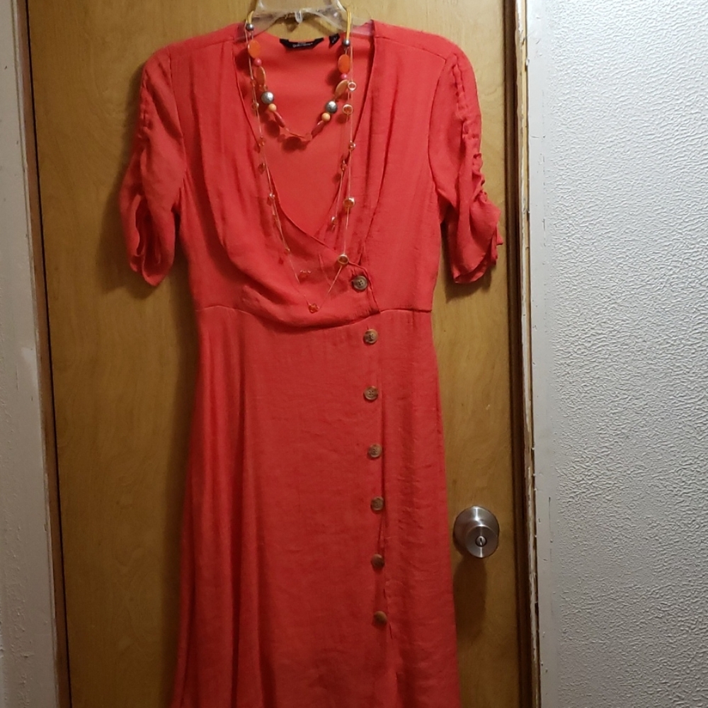 Orange dress